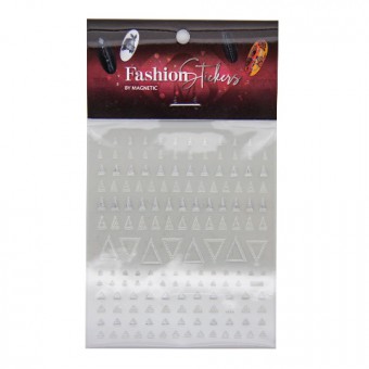 Fashion Sticker Triangle Silver